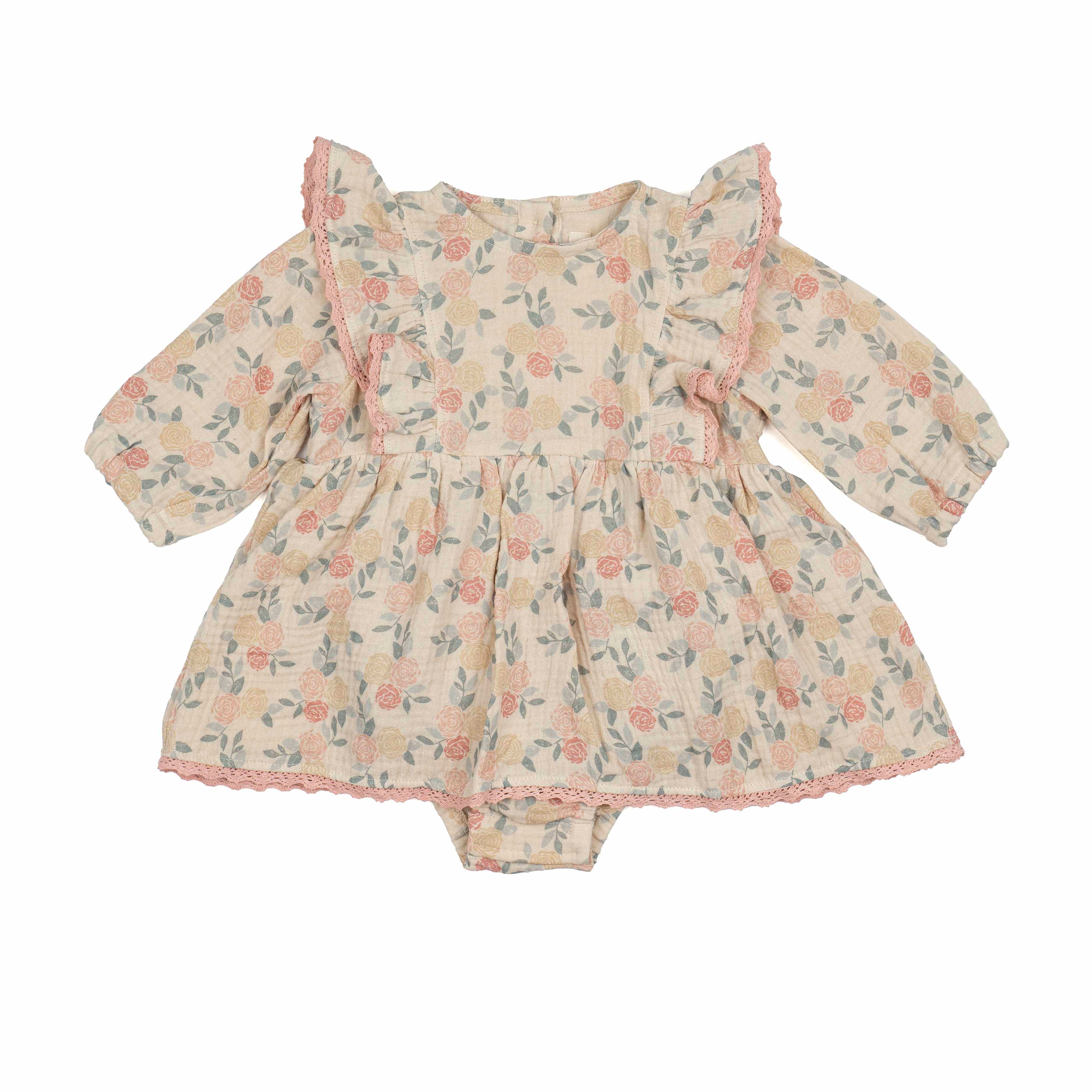 Juniper Romper - Dusty Pink Roses