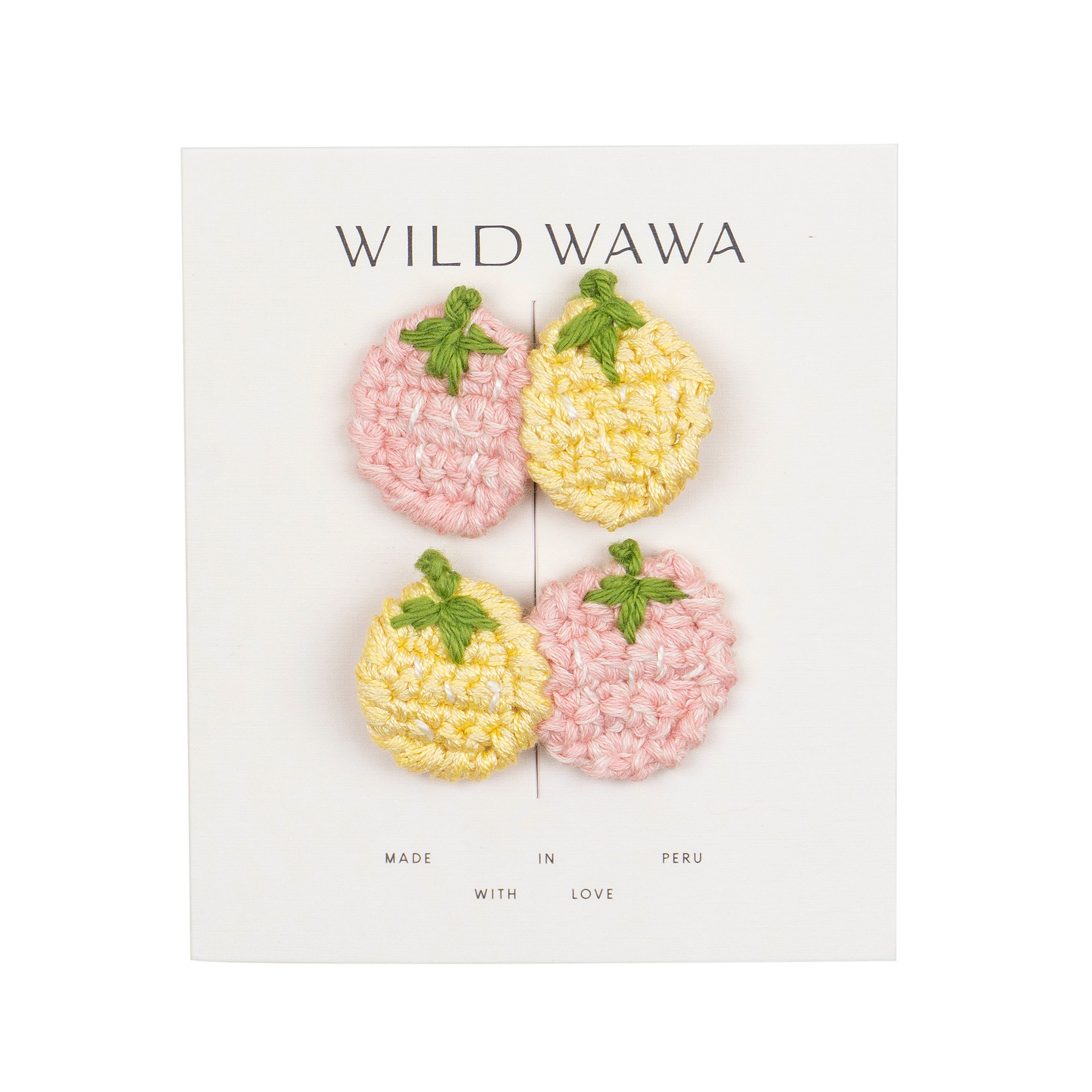 Strawberry Clip Set - Multicolor